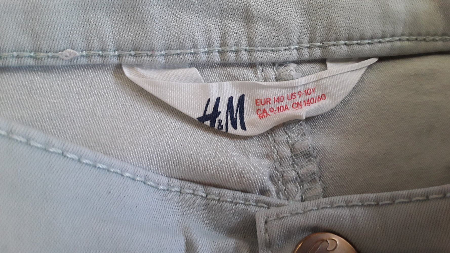 hellblaue Jeans 140 von H&M