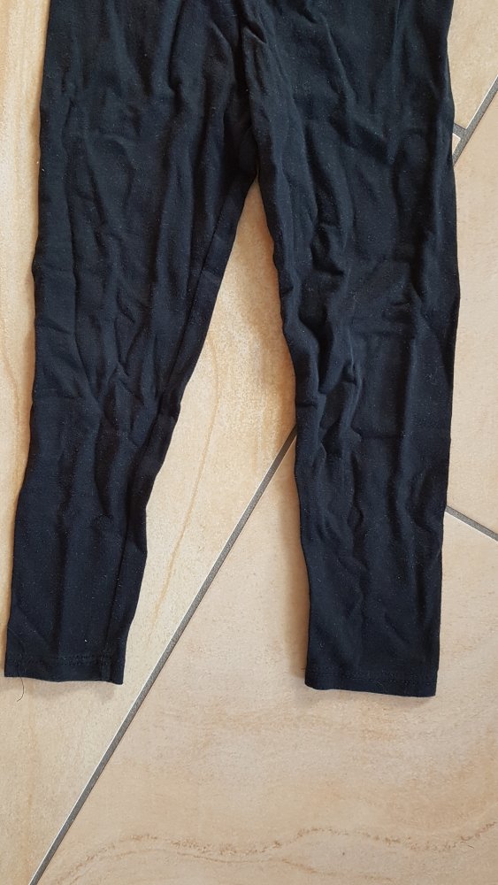 schwarze Leggings Gr. 104