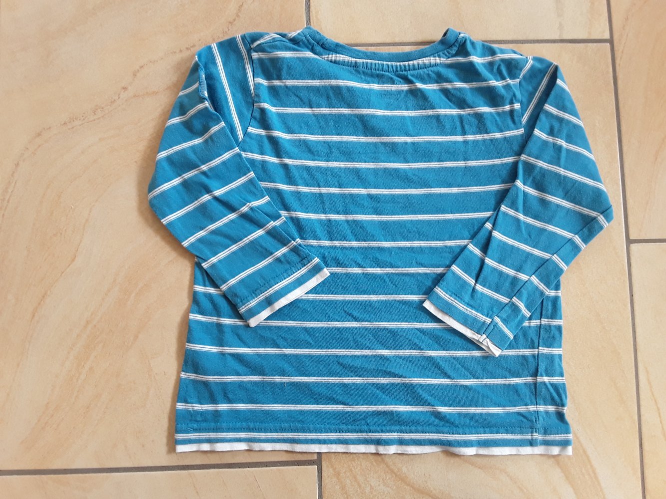 gestreiftes Langarmshirt Gr. 104 