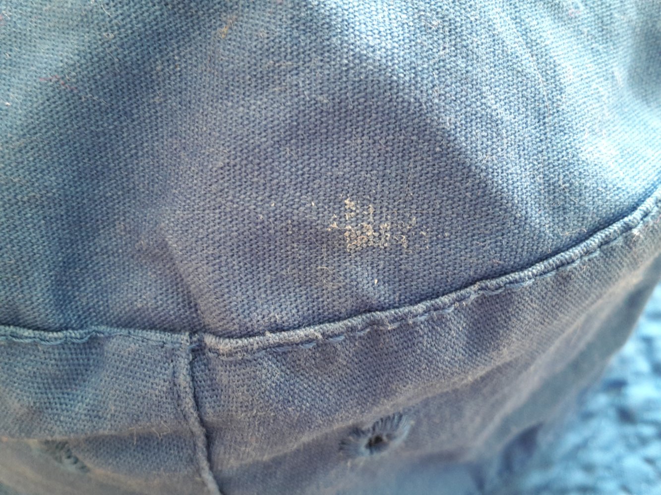 blauer Sommerhut in Gr. 86 von H&M