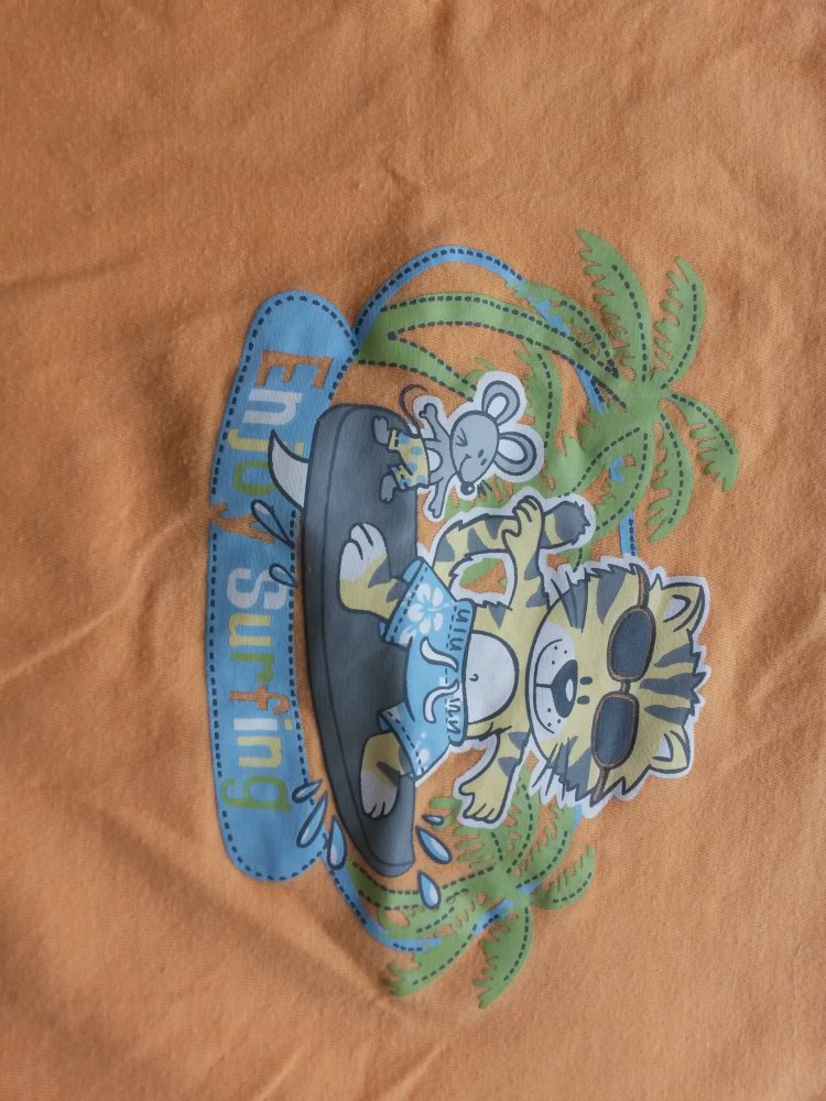 2 T-Shirts in Gr. 74/80 von kik und lalelu