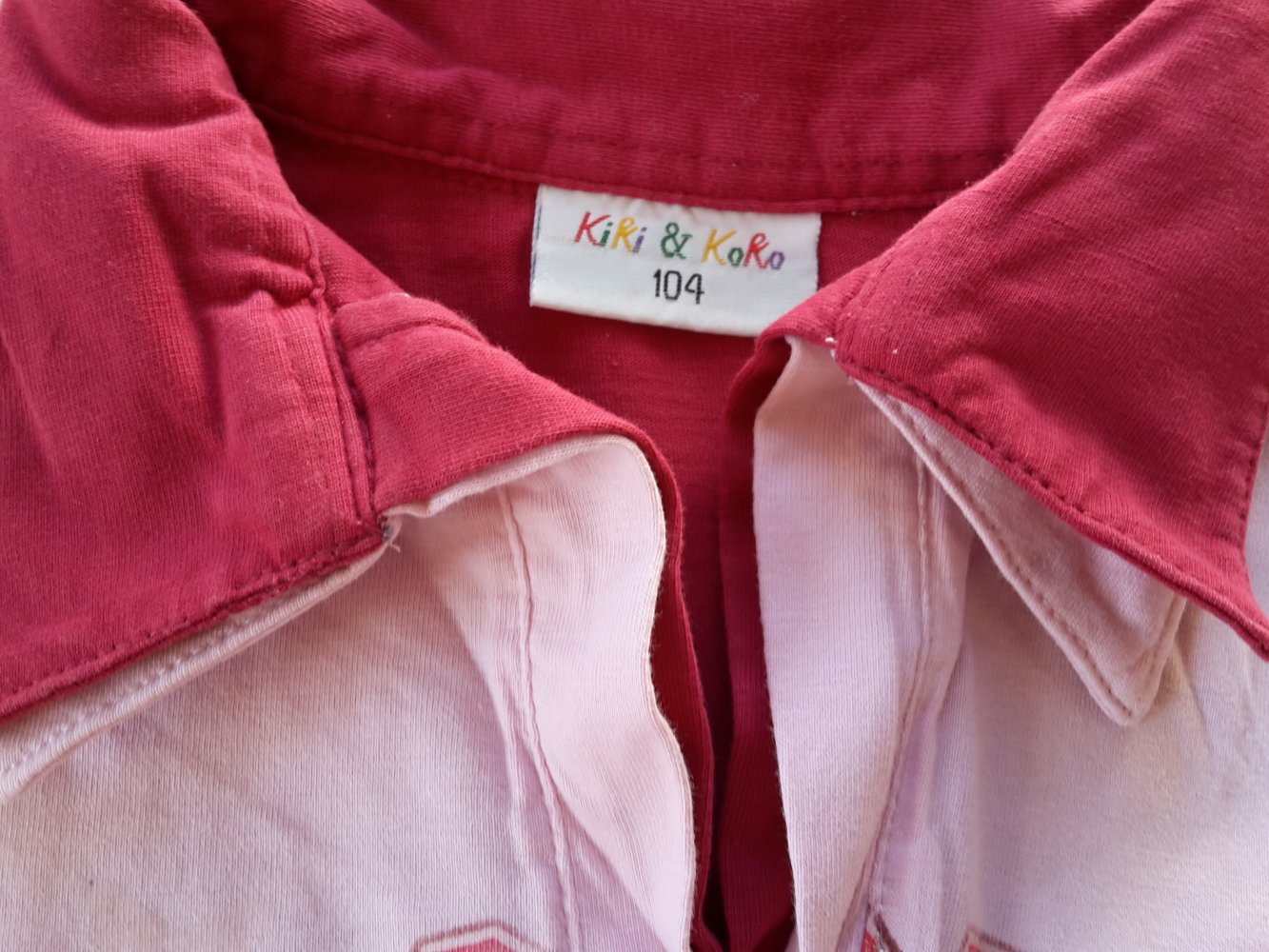 rosafarbenes LAShirt in Gr. 104