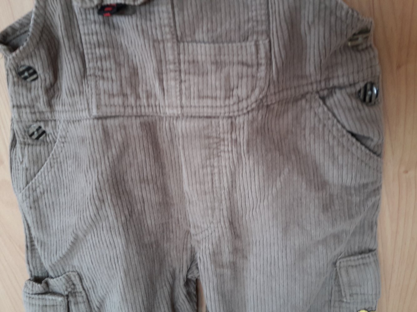 hellbraune Cordlatzhose in Gr. 92