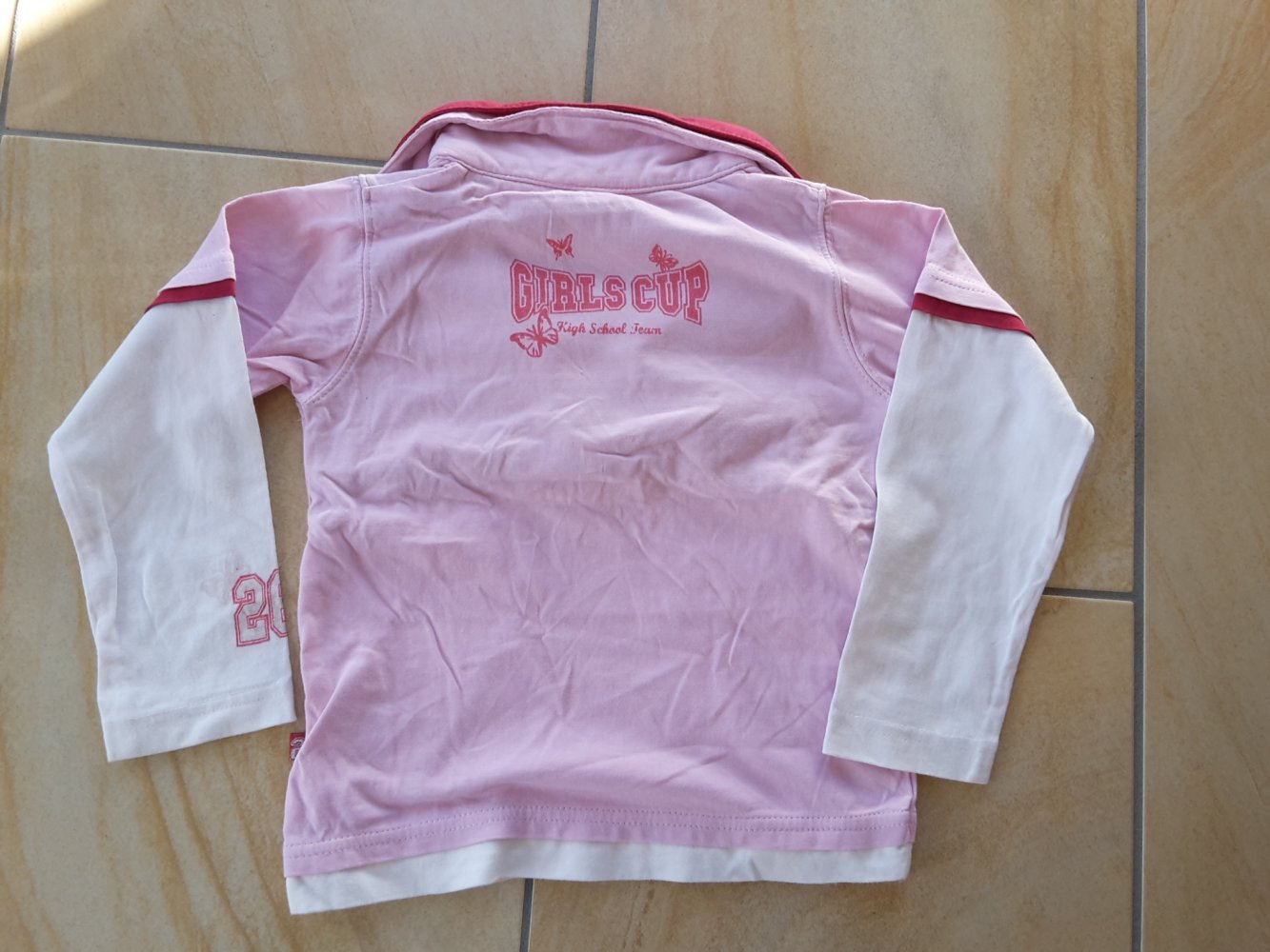 rosafarbenes LAShirt in Gr. 104