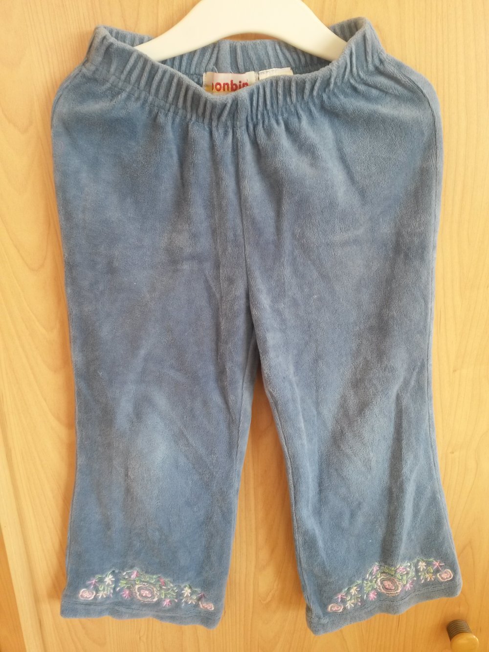 blaue Hose/ Jogginghose Gr. 92/98 von bonbini
