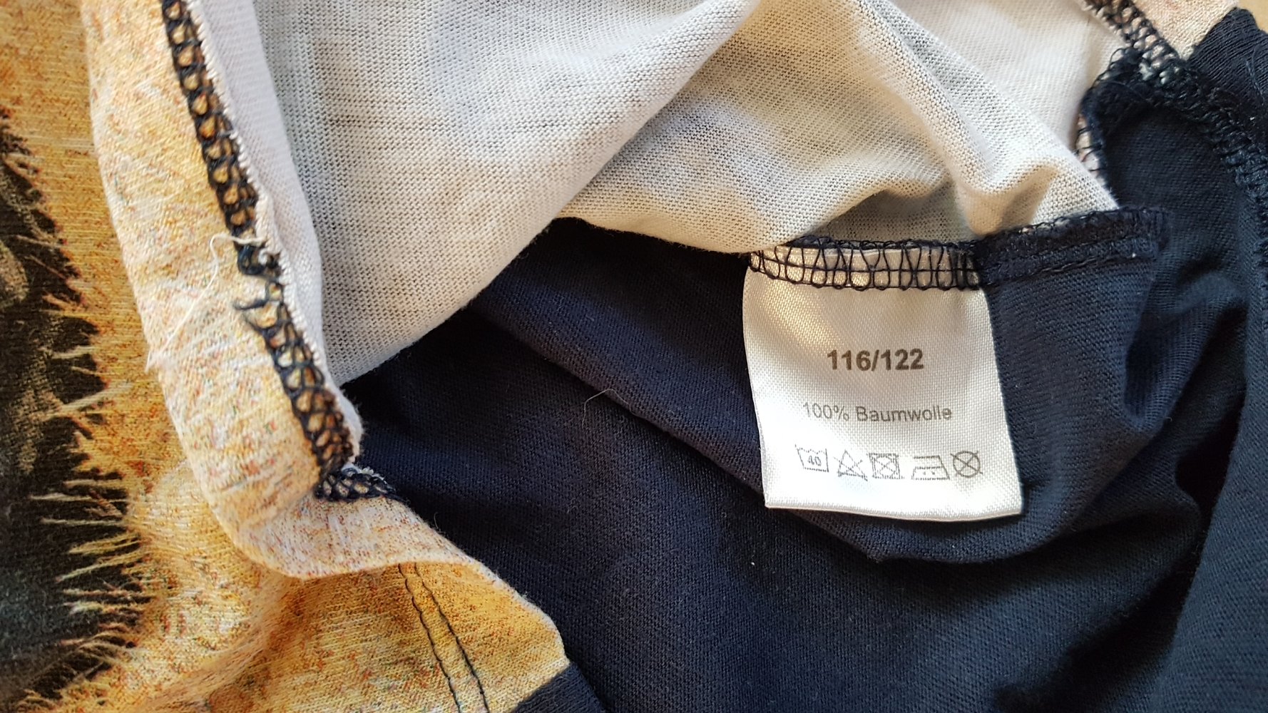 Unterhemd/ Top/ Tankshirt mit Traktormotiv Gr 116/122