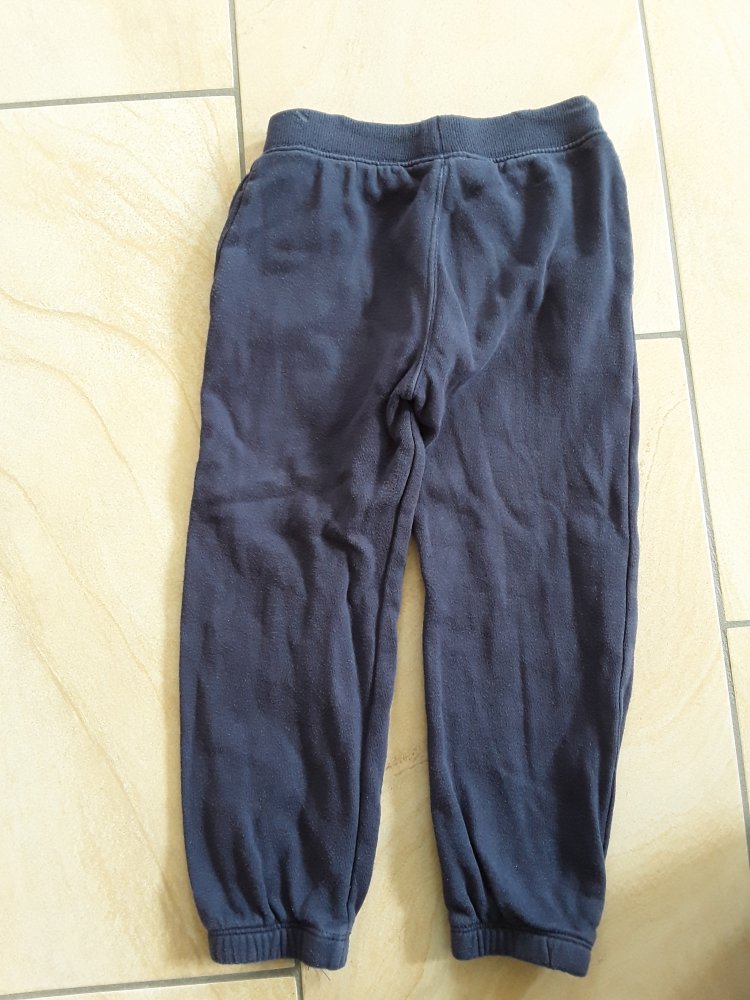 dunkelblaue Jogginghose in Gr. 98/104