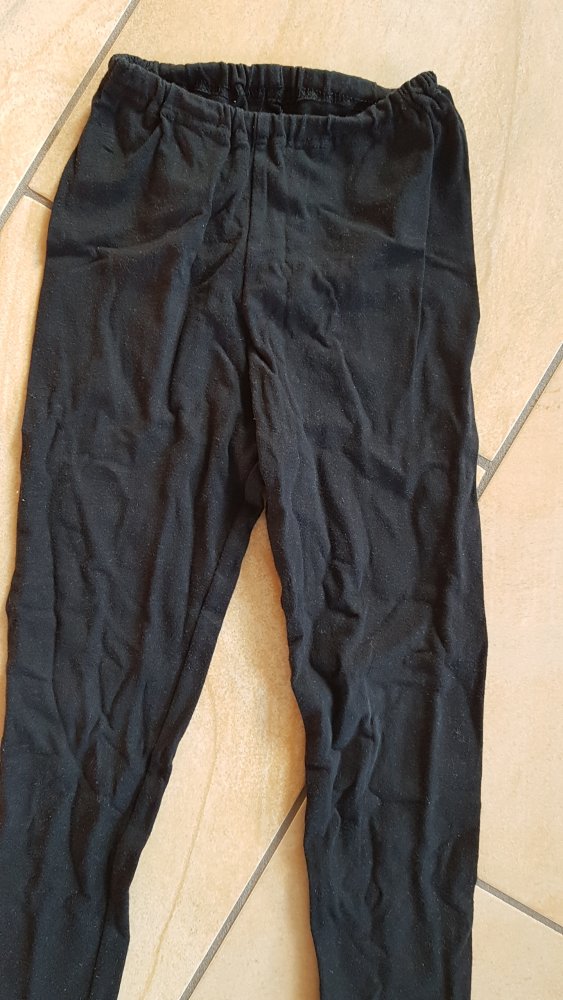 schwarze Leggings Gr. 104