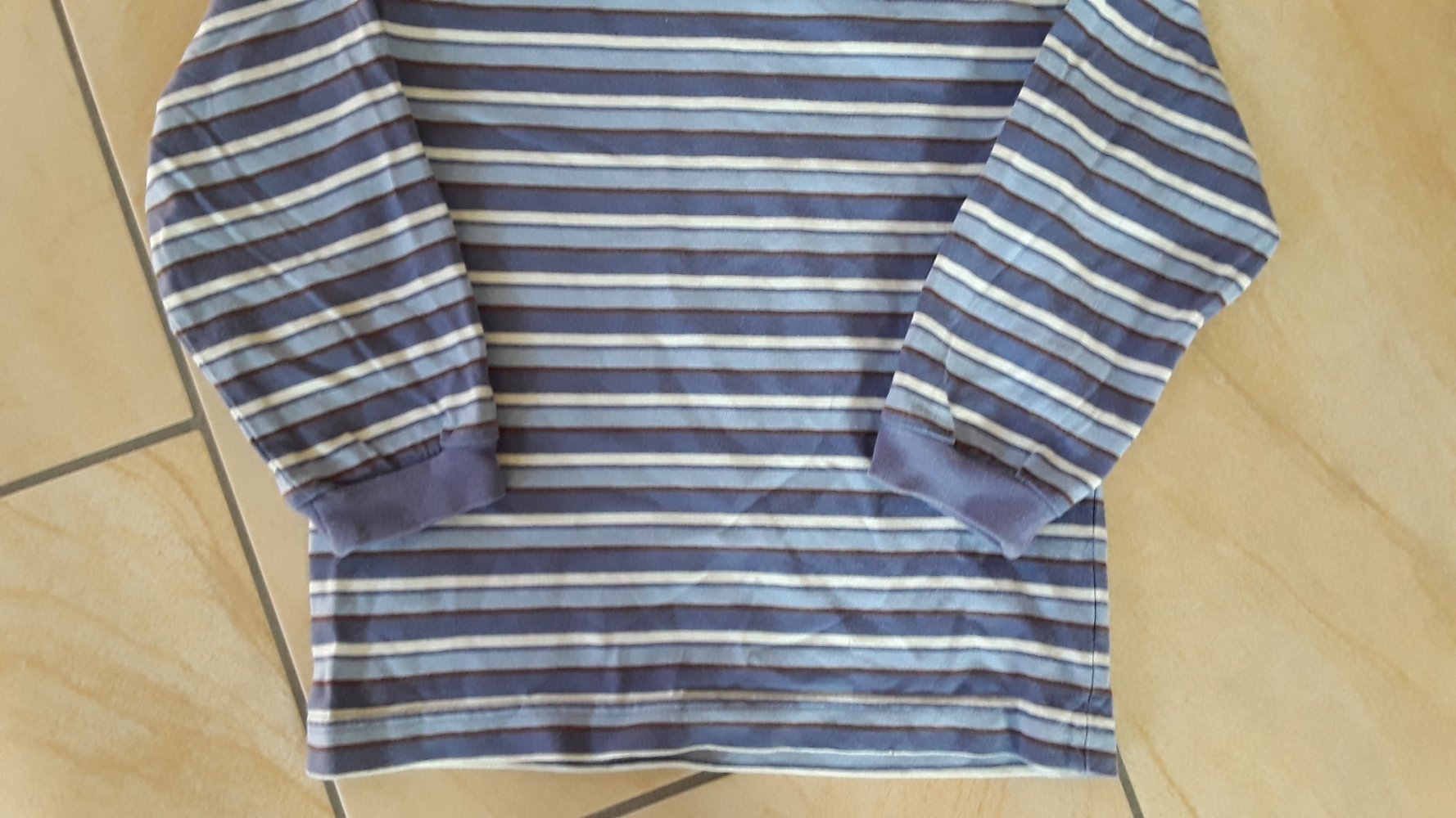 gestreiftes Langarmshirt 104/110