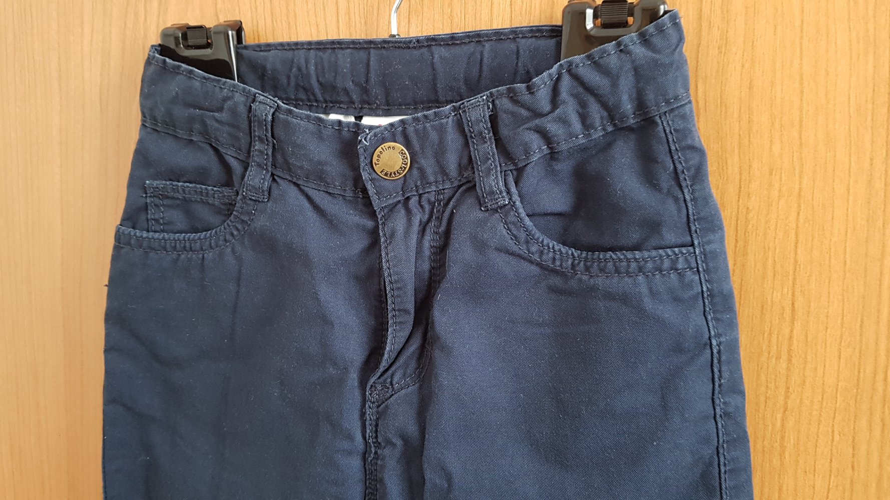 dunkelblaue Chinohose Gr. 116 von Topolino -  kaum getragen