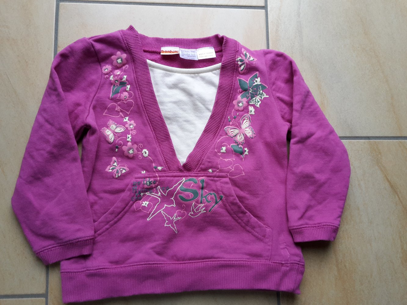 Sweatshirt in Gr. 92/98 von bonbini