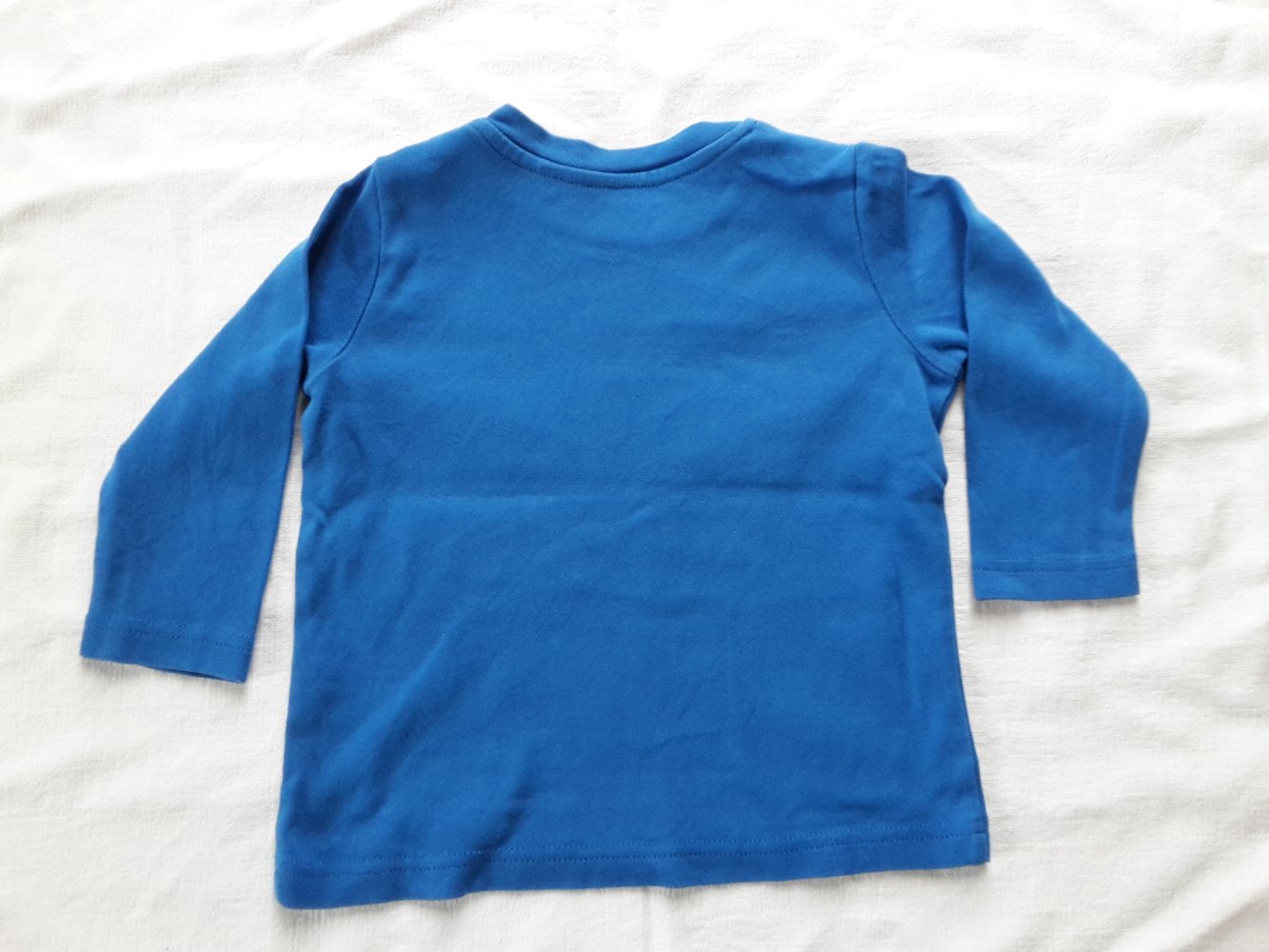 blaues Langarmshirt in Gr. 86 von Esprit