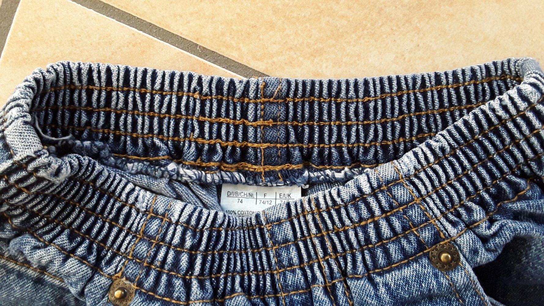 Schlupfjeans Gr. 74