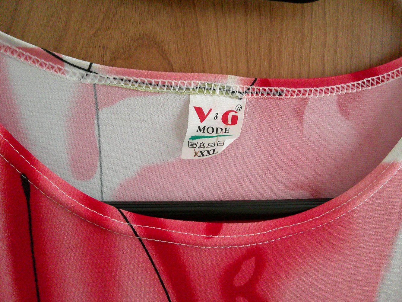 gemustertes T-Shirt Gr. XXXL