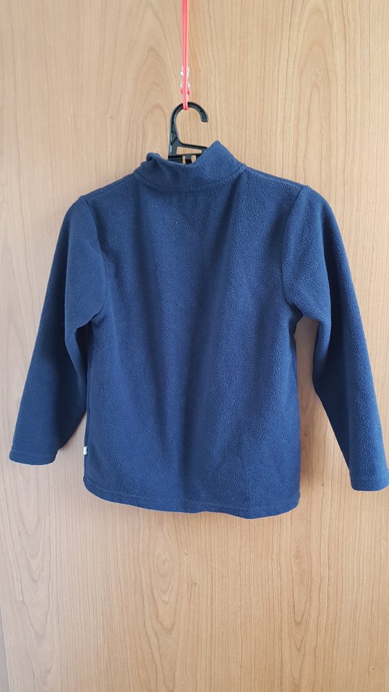blaue Fleecejacke Gr. 116 von Blue Seven