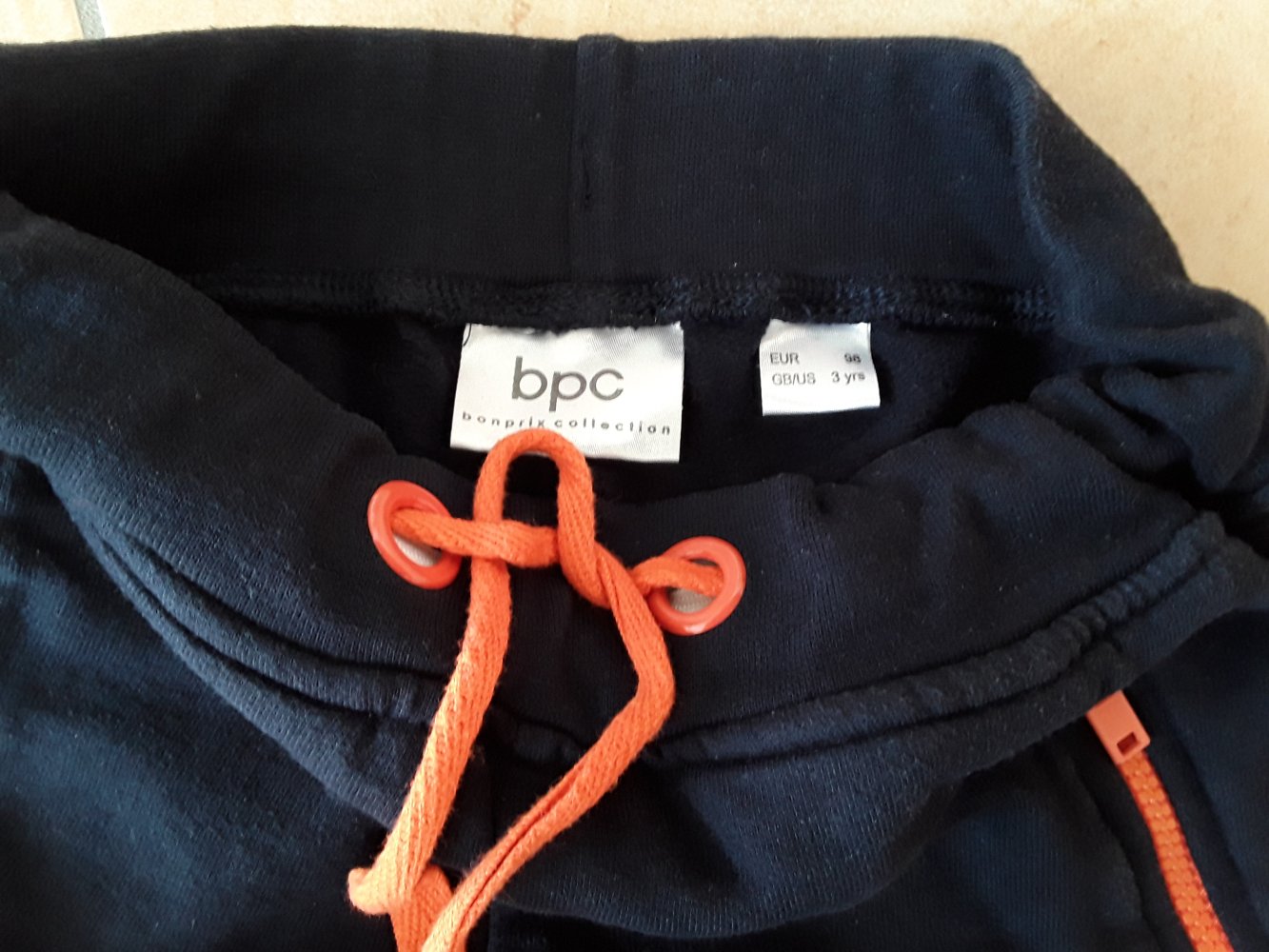 dunkelblaue Jogginghose in Gr. 98 von Bon Prix