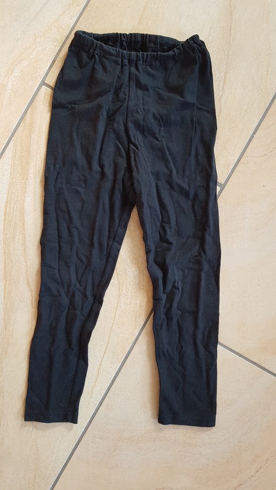 schwarze Leggings Gr. 104