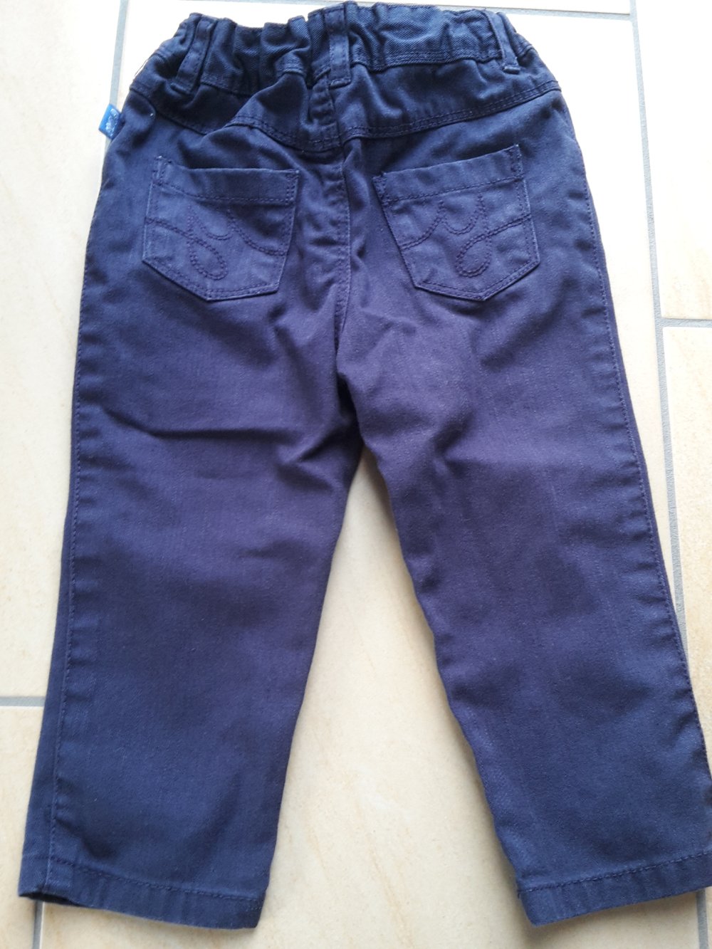 blaue Hose (1-2x getragen) Gr. 80