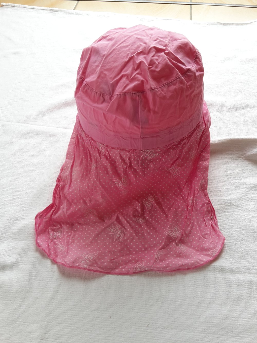 Sommerhut mit Nackenschutz in Gr. 53 von bobo