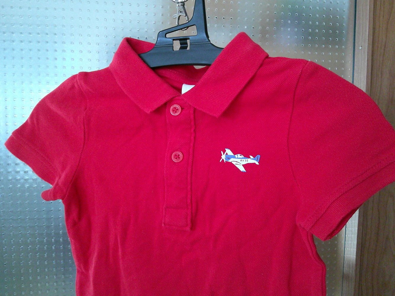 rotes Poloshirt Gr. 110 von Palomino