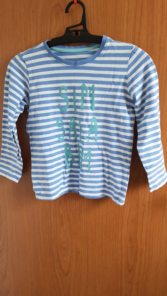 gestreiftes, Langarmshirt/ Pulli in Gr. 110/116 von Tchibo