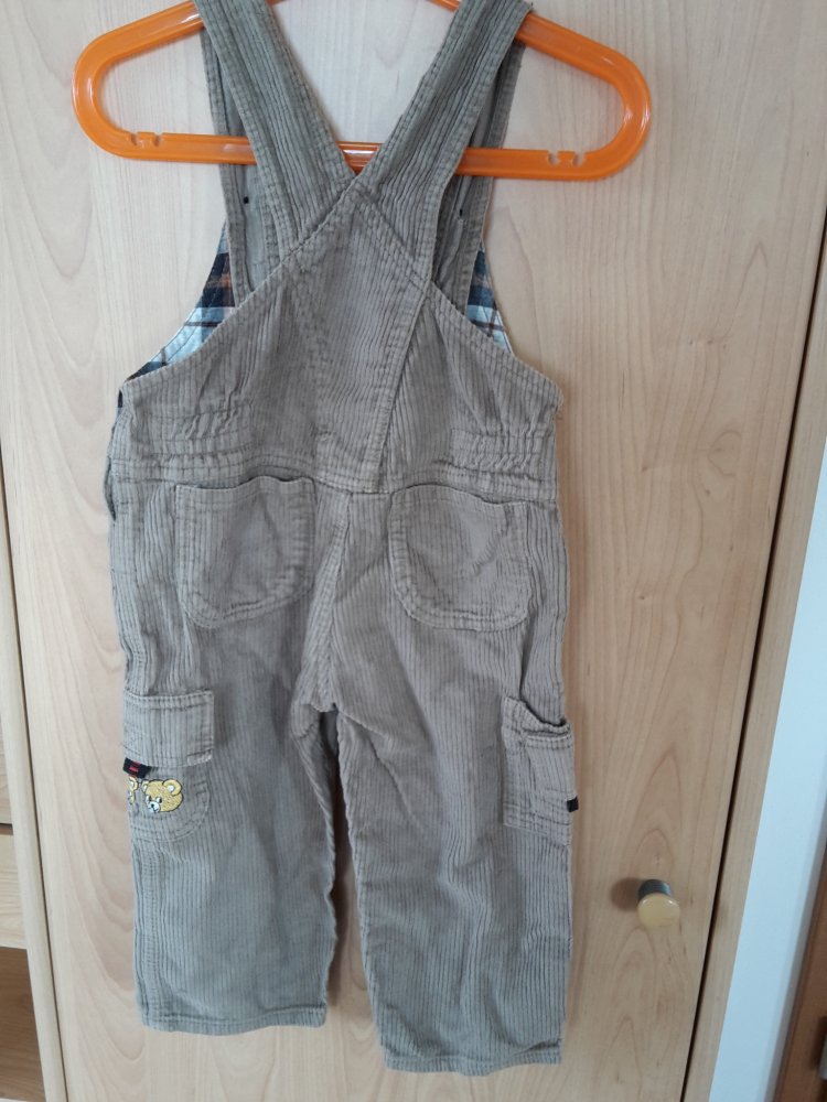 hellbraune Cordlatzhose in Gr. 92