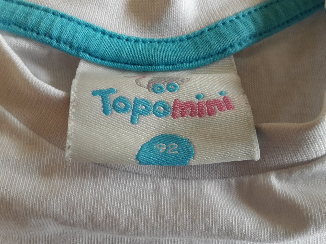 tolles weißes Langarmshirt in Gr. 92 von Topomini