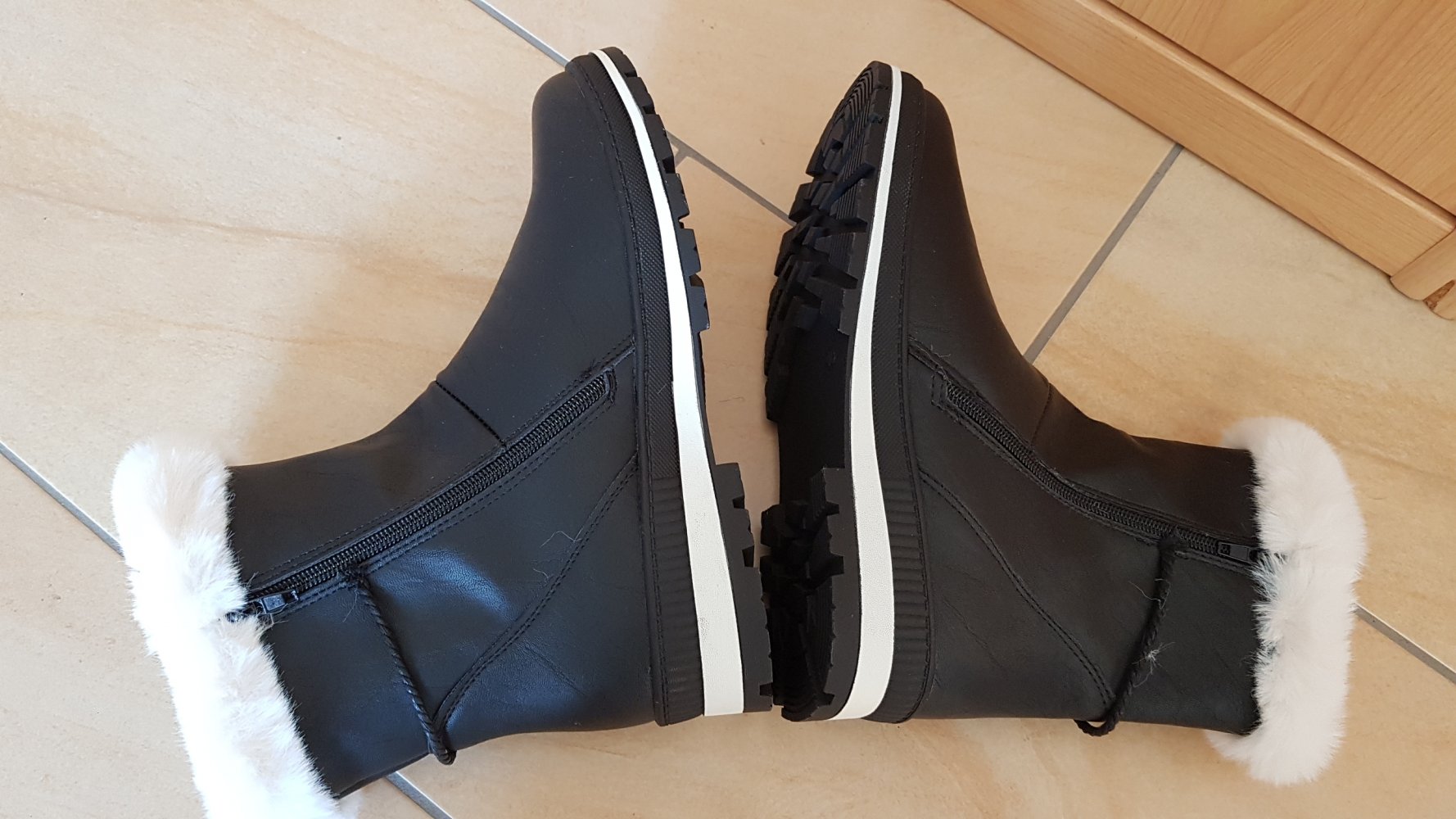neue warme Stiefletten Gr. 40 von Tri international