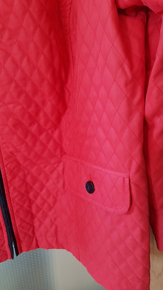 rote Steppjacke Gr. 52 Donna Stella 