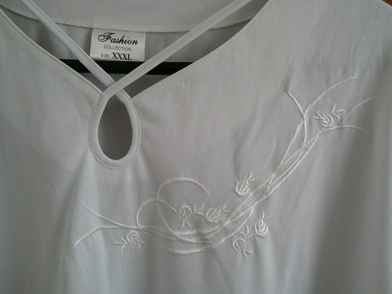 weißes T-Shirt Gr. XXXL