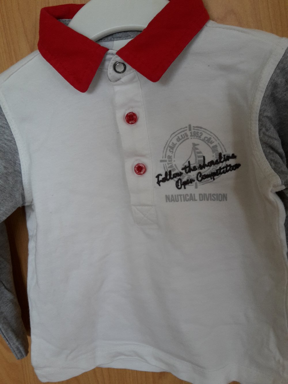schönes Langarmshirt in Hemdoptik in Gr. 86 von C&A