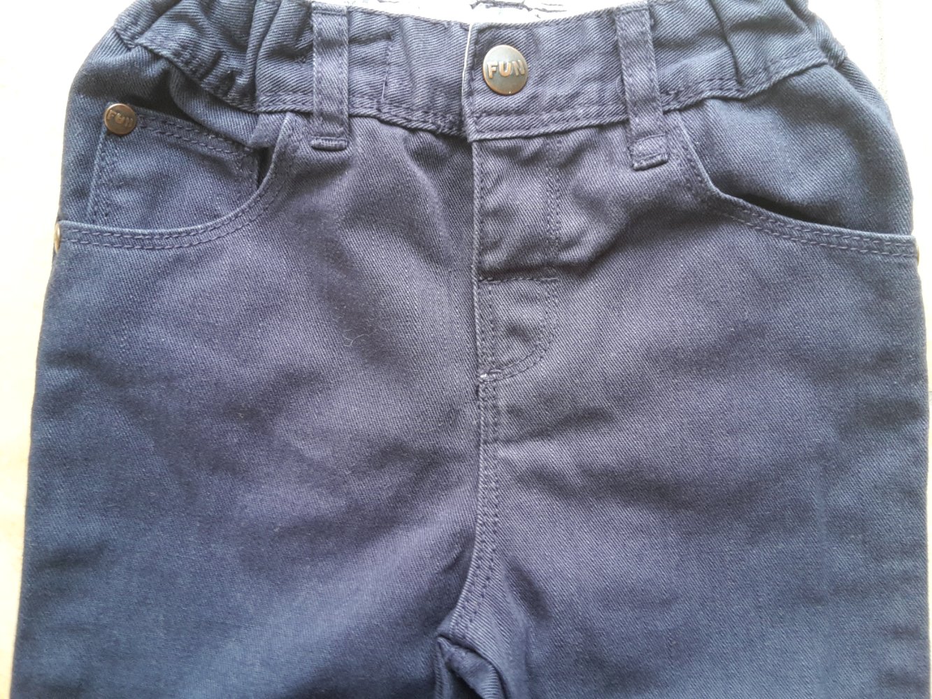blaue Hose (1-2x getragen) Gr. 80