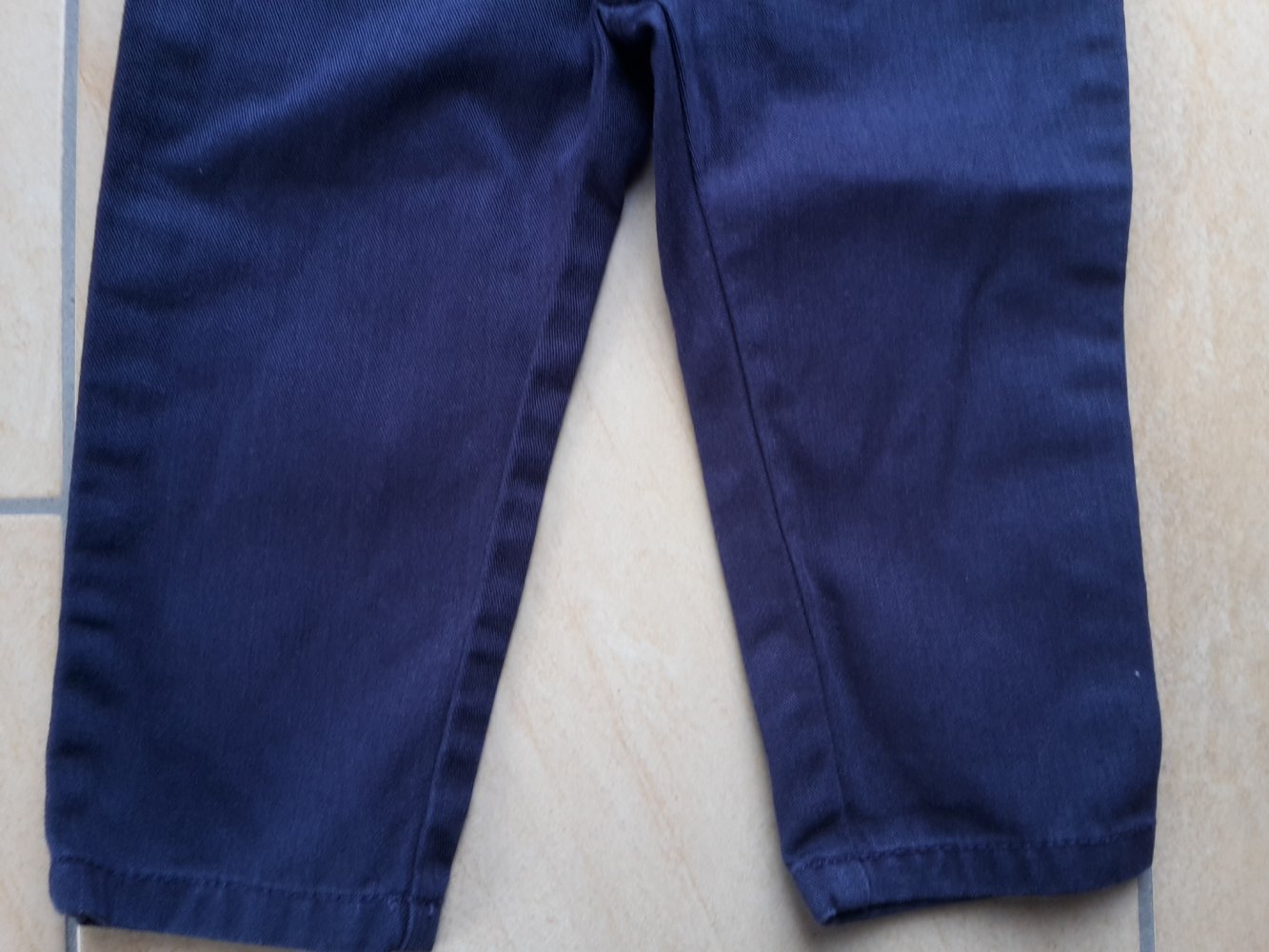 blaue Hose (1-2x getragen) Gr. 80