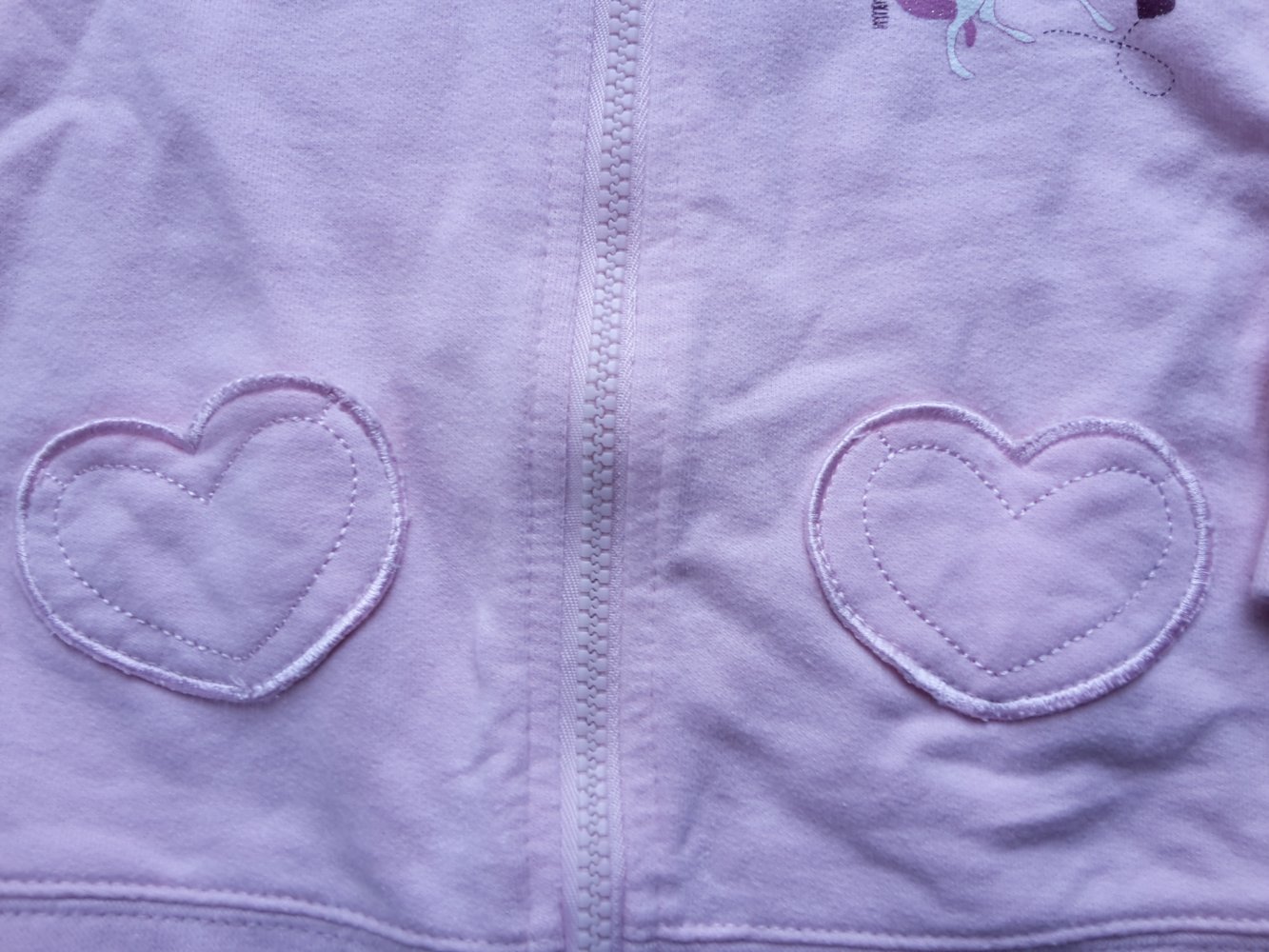 rosa Sweatjacke in Gr. 86/92