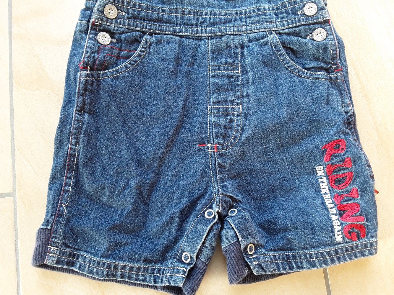 Jeanslatzhose in Gr. 86 von C&A
