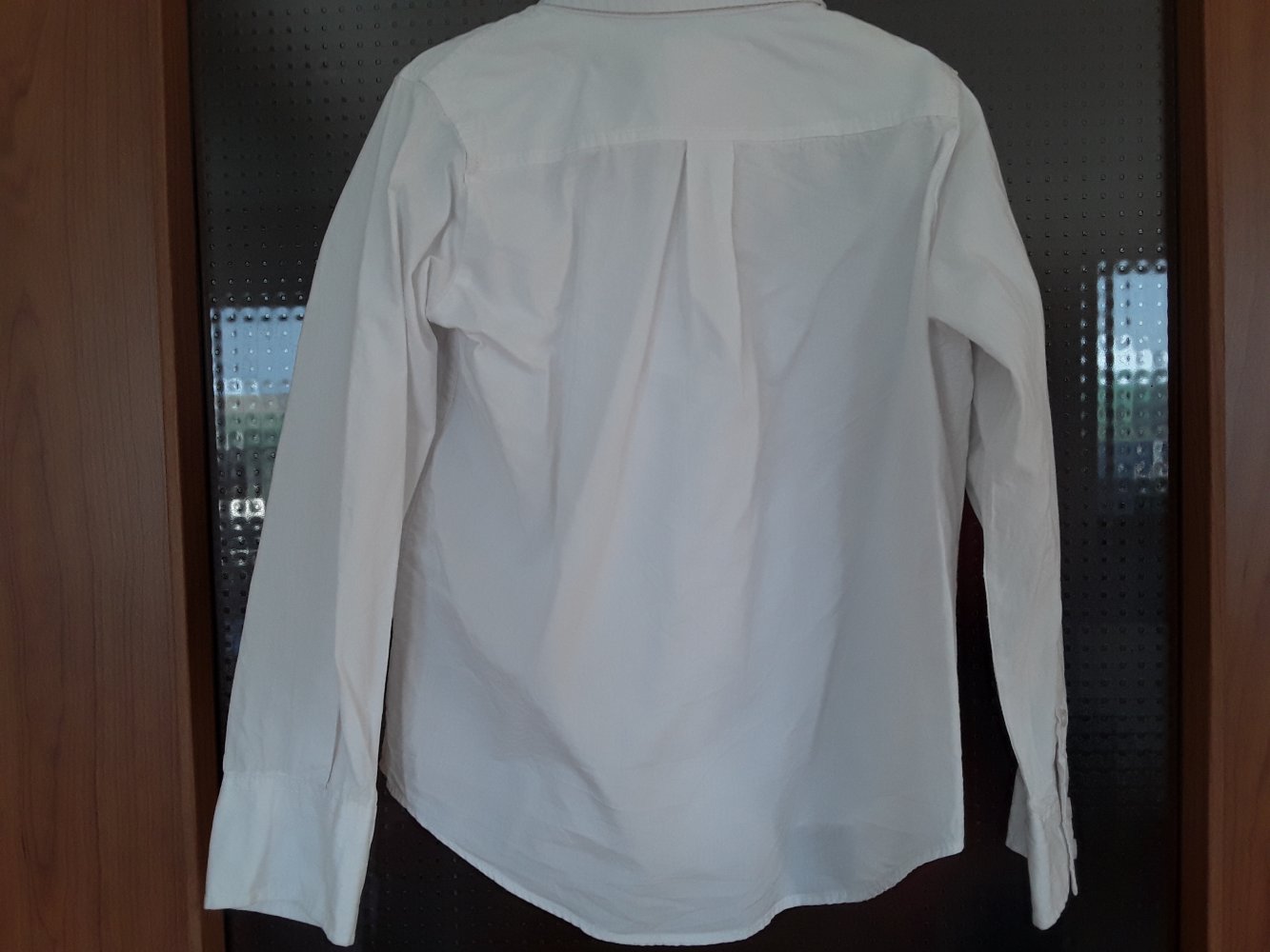 weiße Bluse in Gr. 110/116