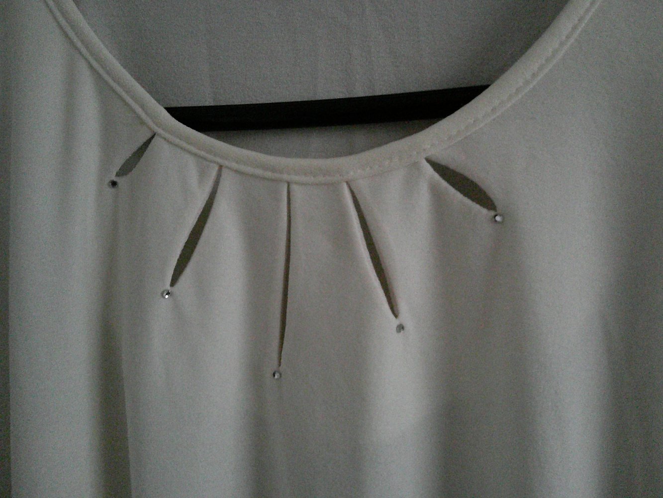 cremefarbenes Top Gr. XXXL