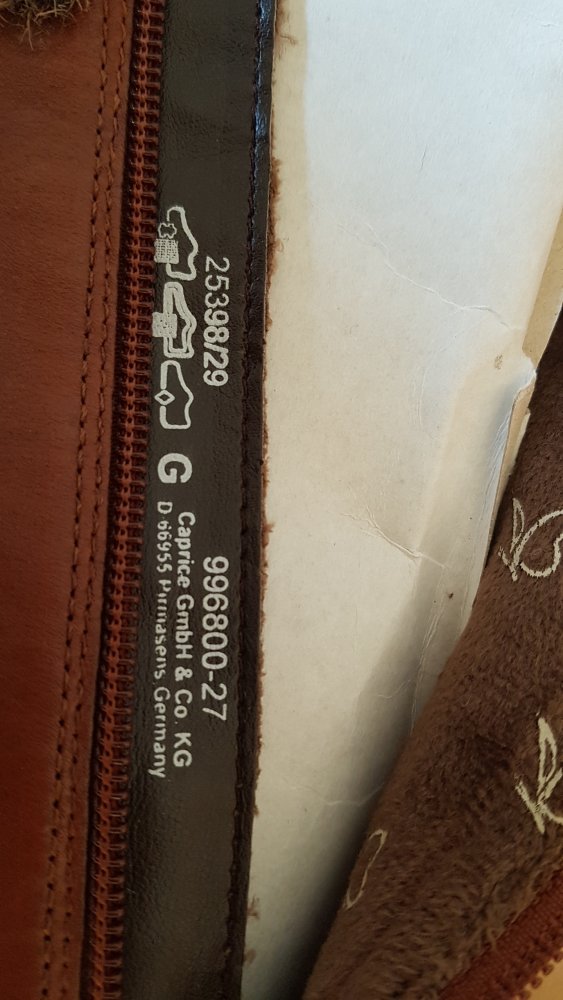 neue braune Stiefel Gr. 40 (6,5) von Caprice