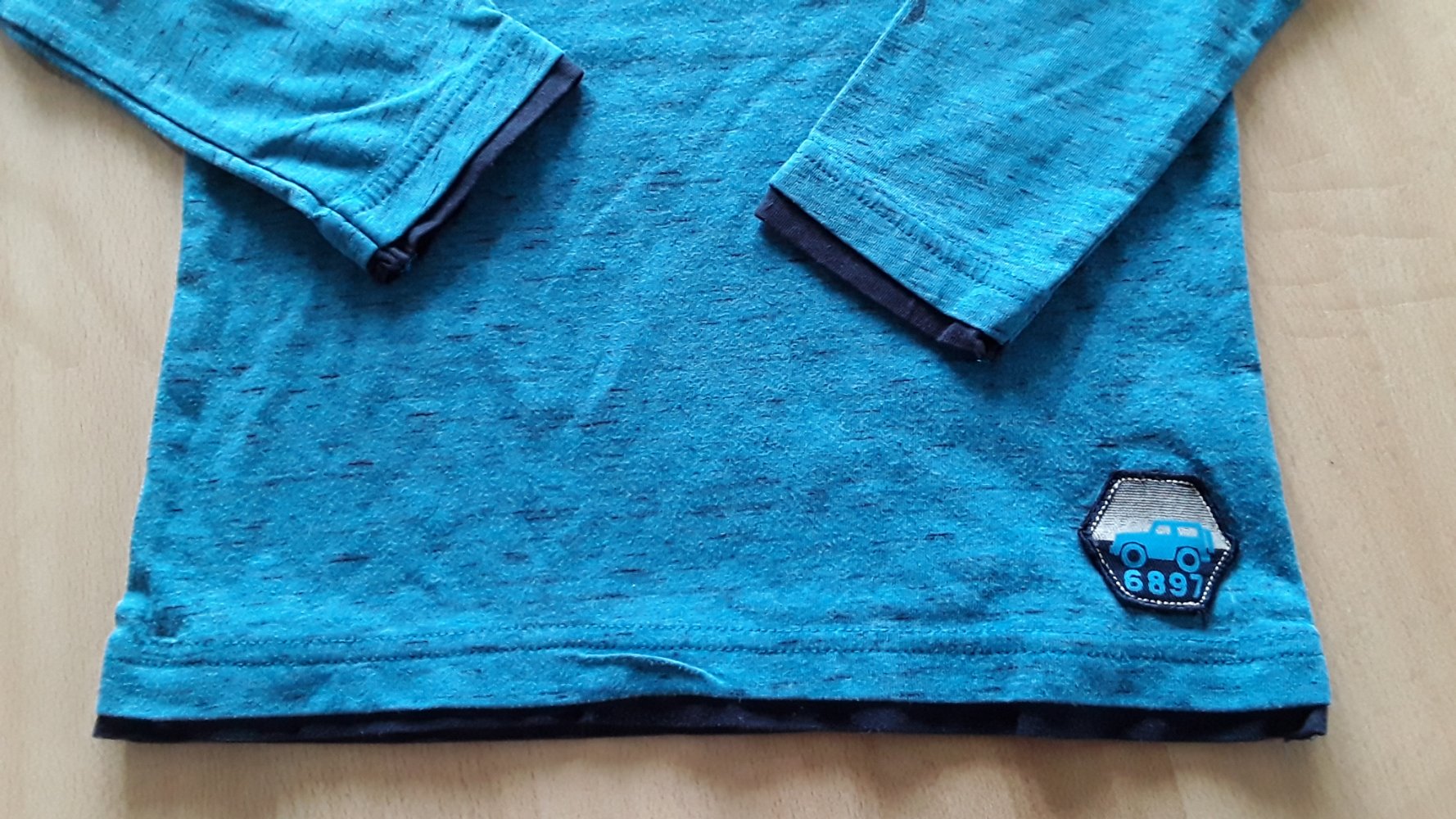 blaues Langarmshirt in Gr. 110 von Topolino
