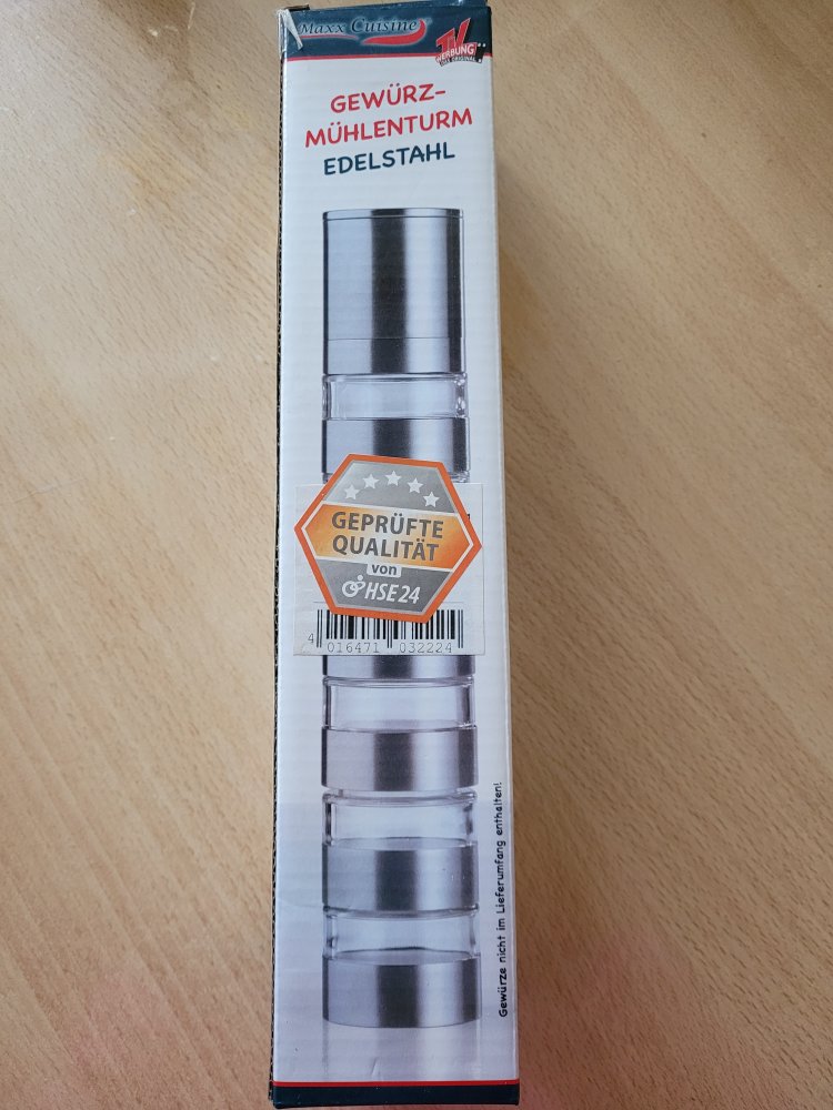 OVP - NEU - Gewürzmühlenturm Maxx Cusine
