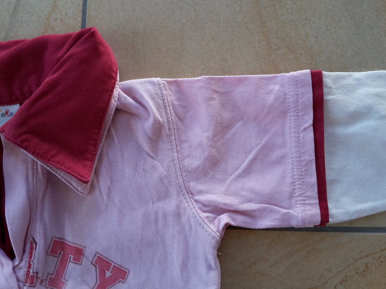 rosafarbenes LAShirt in Gr. 104