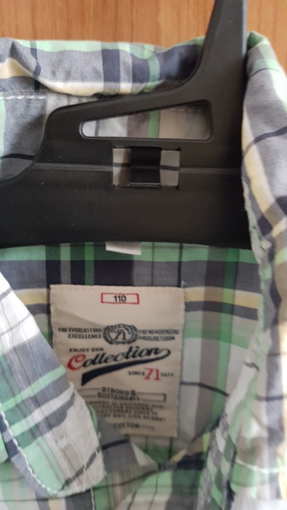 kariertes Hemd Gr. 110 von C&A