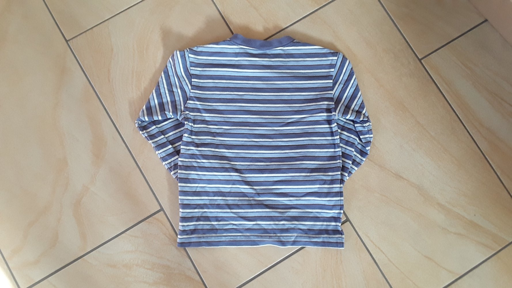 gestreiftes Langarmshirt 104/110