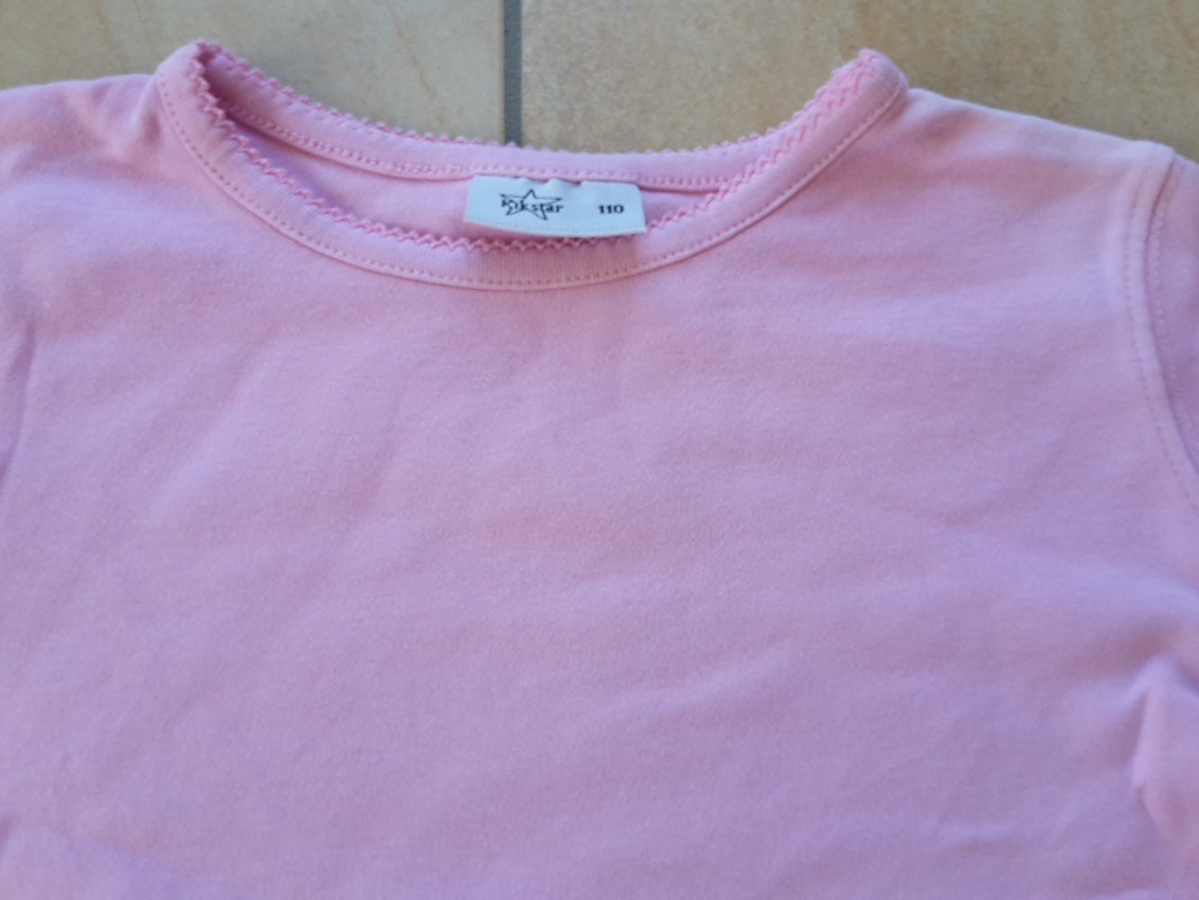 rosafarbenes LAShirt in Gr. 110 