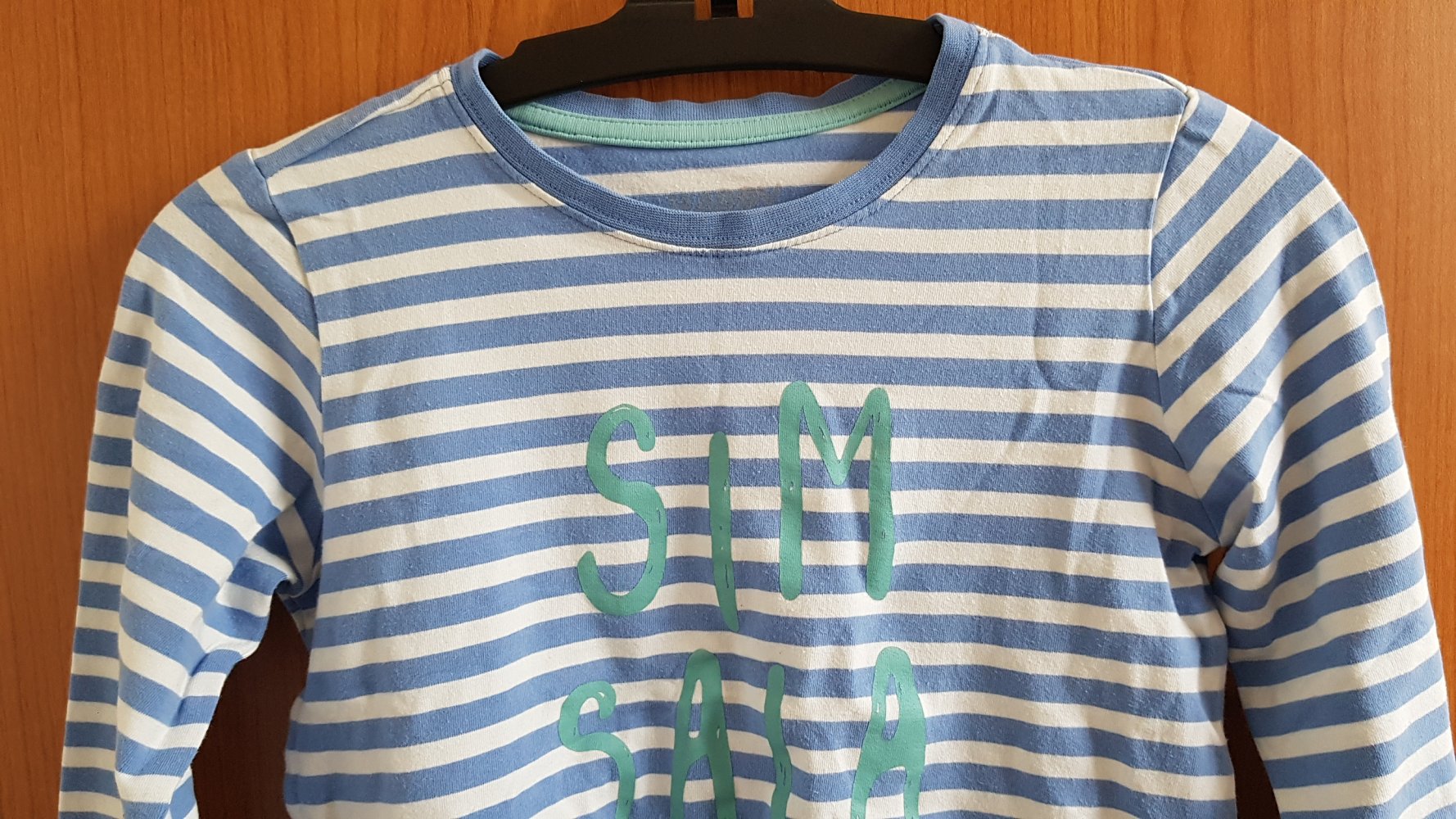 gestreiftes, Langarmshirt/ Pulli in Gr. 110/116 von Tchibo