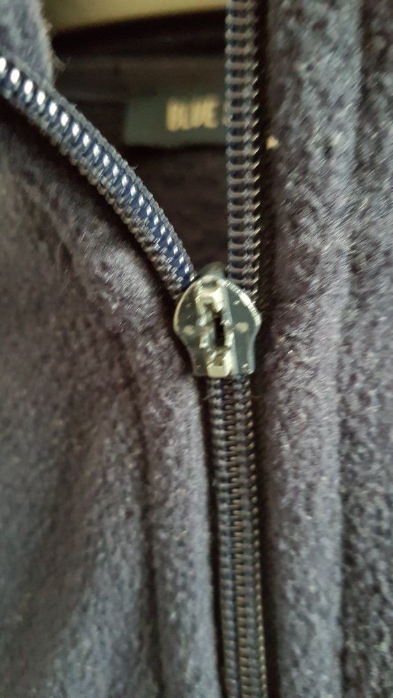 blaue Fleecejacke Gr. 116 von Blue Seven