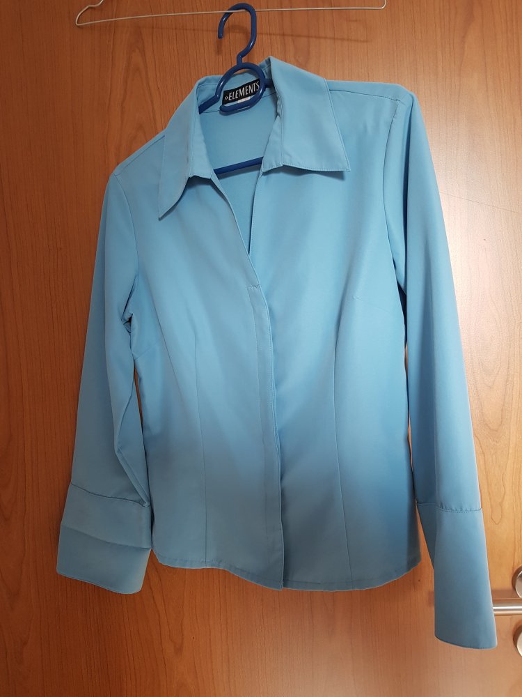 blaue Bluse in Gr. 36 von Elements