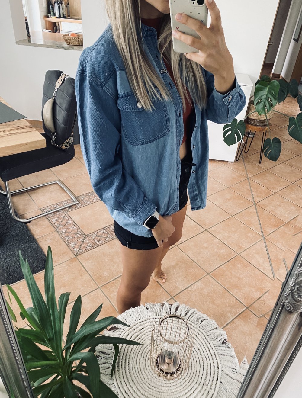 Tolles Jeanshemd langarm Bluse True vintage