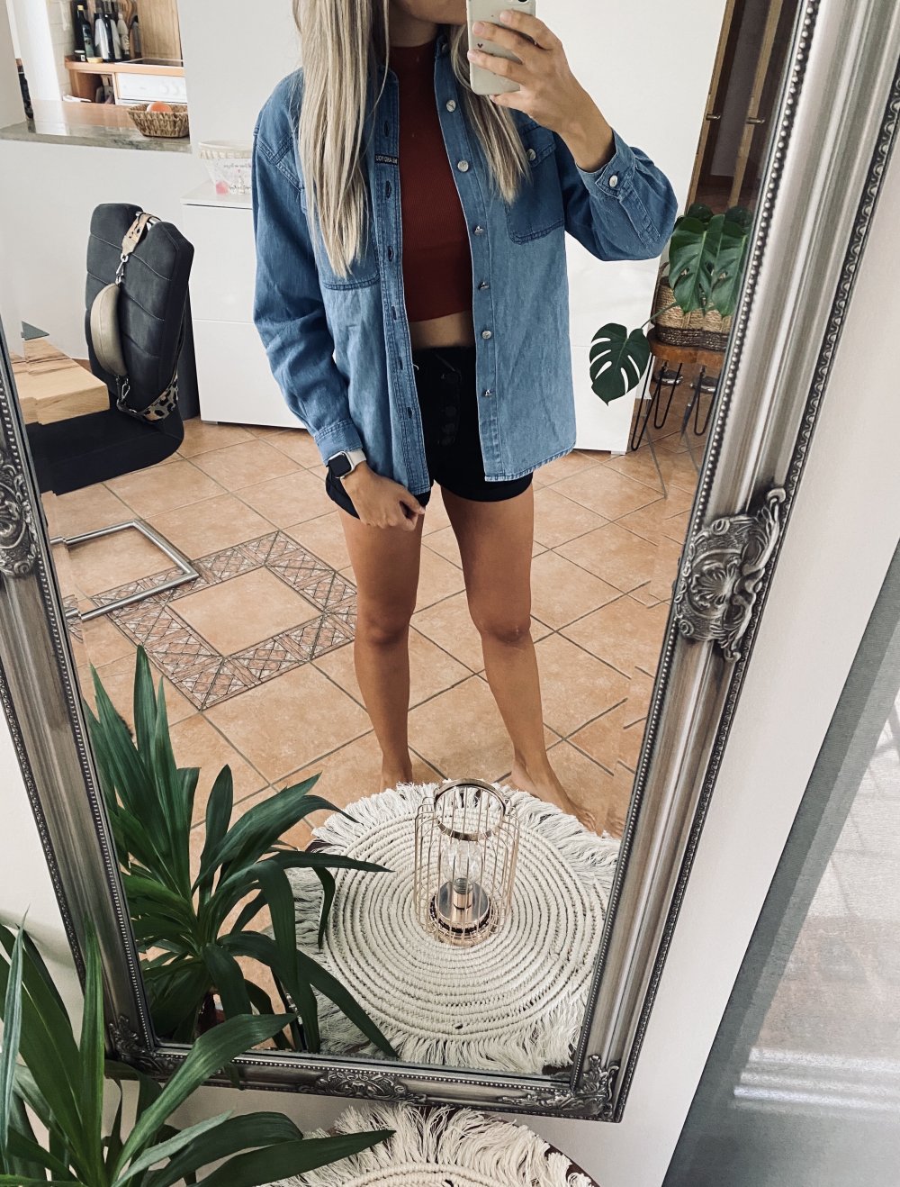 Tolles Jeanshemd langarm Bluse True vintage