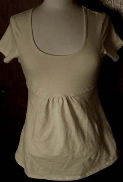 Peplum Babydoll Empire Shirt 38 Grau siehe Bilder 
